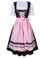 deluxe tradition bavaria oktoberfest dirndl adult women beer party maid wench outfit fancy dress