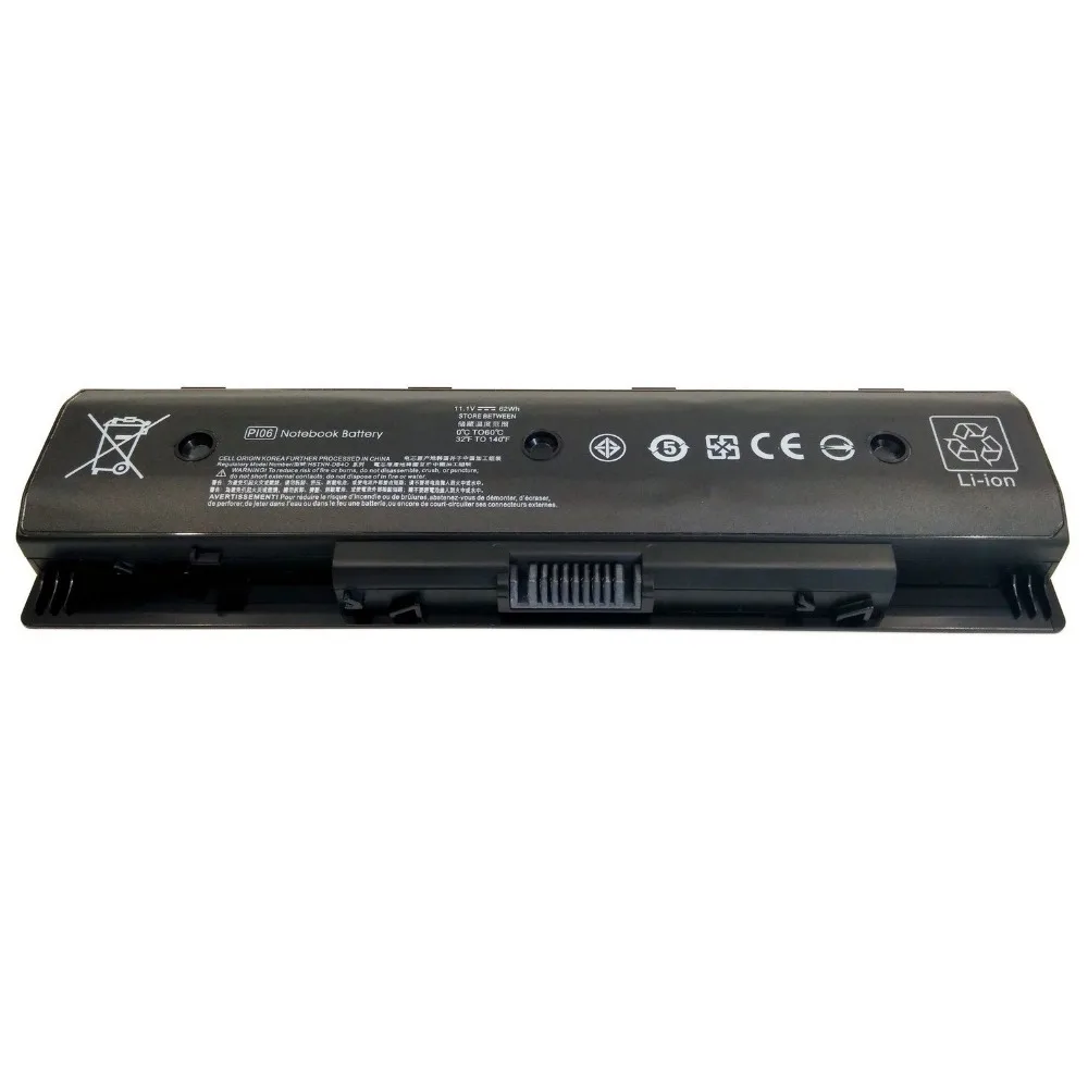 62Wh PI06 Батарея для струйного принтера HP Pavilion Envy TouchSmart 14 15 17 710416 001 710417 709988 421 709989 HSTNN