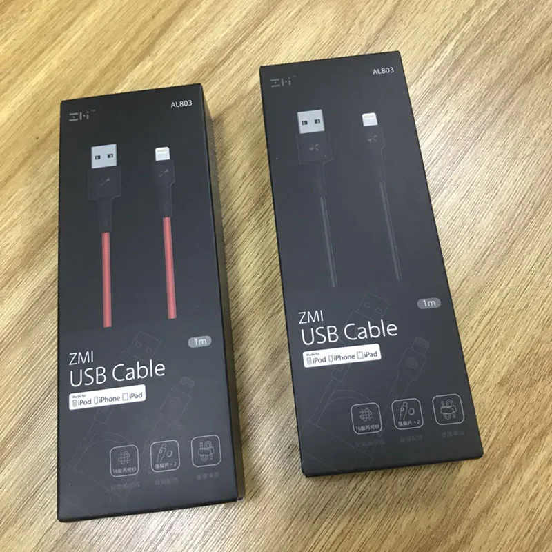 Сертифицированный usb-кабель с разъемом Lightning для Xiaomi ZMI MFI, кабель type-C, кабель для зарядки и передачи данных для iPhone X 8, 7, 6 Plus, магнитный, 1 м, 0,3 м