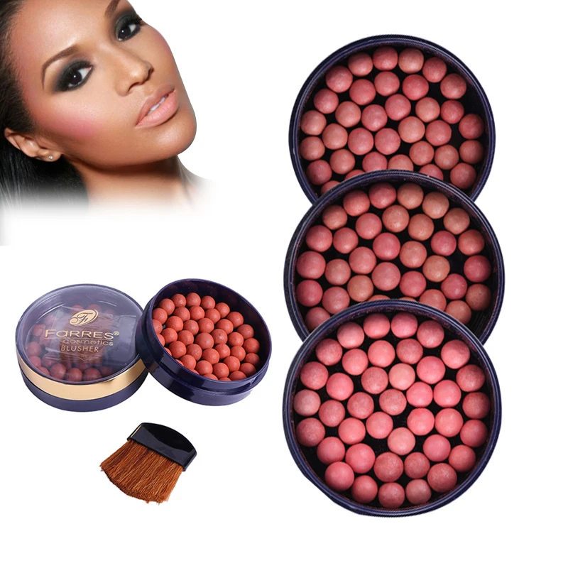 FaRRES румяна макияж щеки Blush мяч длительный пигменты матовая Природный лицо