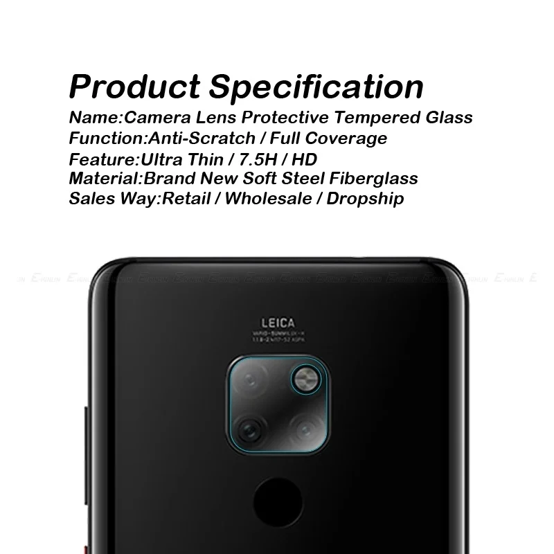 Защитная пленка для задней камеры Huawei Mate 20 Pro из закаленного стекла объектива