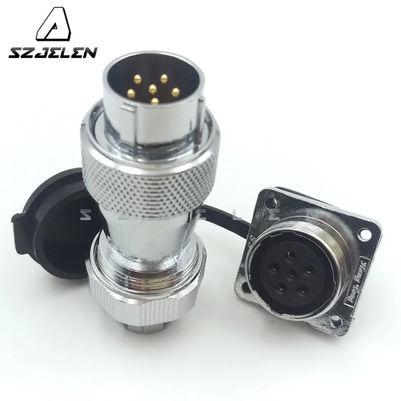 SZJELEN WS20 series 6 pin connector Waterproof panel mount 6pin | Обустройство дома