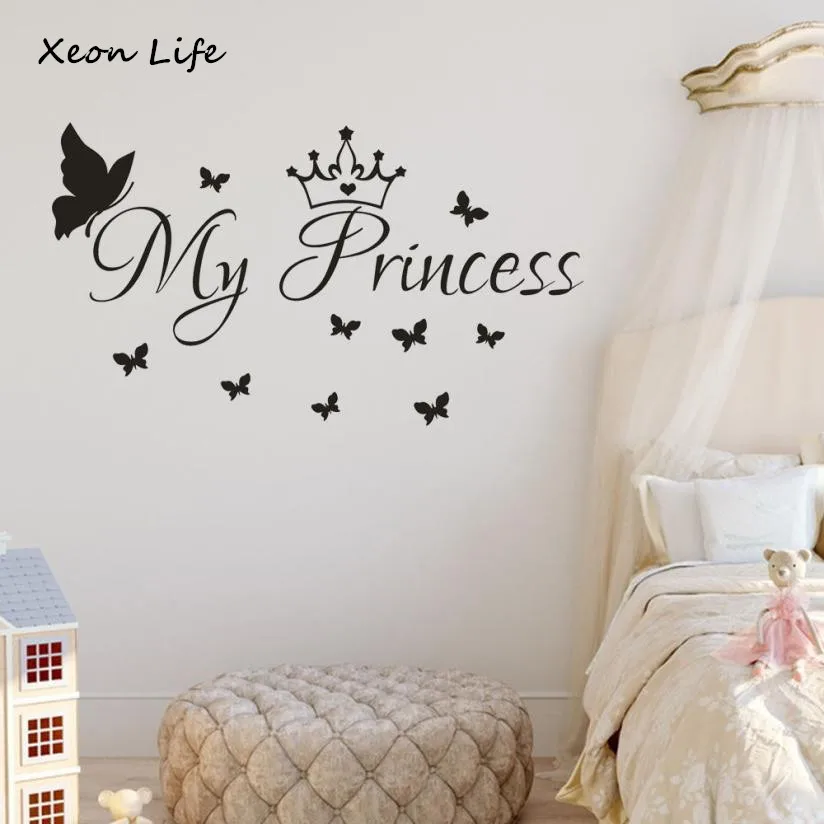 My Princess съемные художественные виниловые наклейки для дома комнаты декор