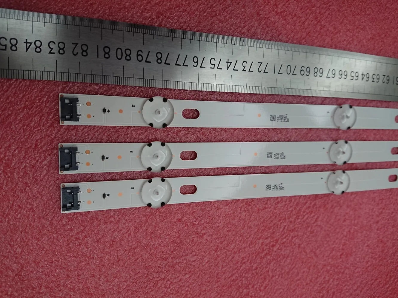 Комплект из 3 предметов, 7 светодиодный 830 мм светодиодный подсветка полосы для LG 43UK6300PLB 43UJ651V 43UJ701V 43UJ65_UHD_L innotek 17Y 43inch_A LC43490074A