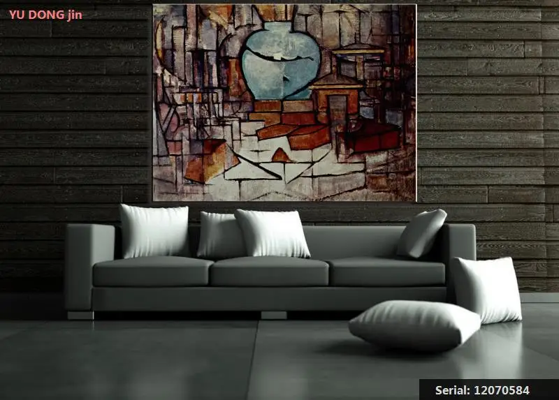 Piet Cornelies Mondrian натюрморт абстрактная масляная живопись рисование искусство спрей