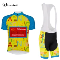 new english letter cycling jersey quick dry bike bicycle clothing ropa ciclismo short cycling gel pad yellow 5826