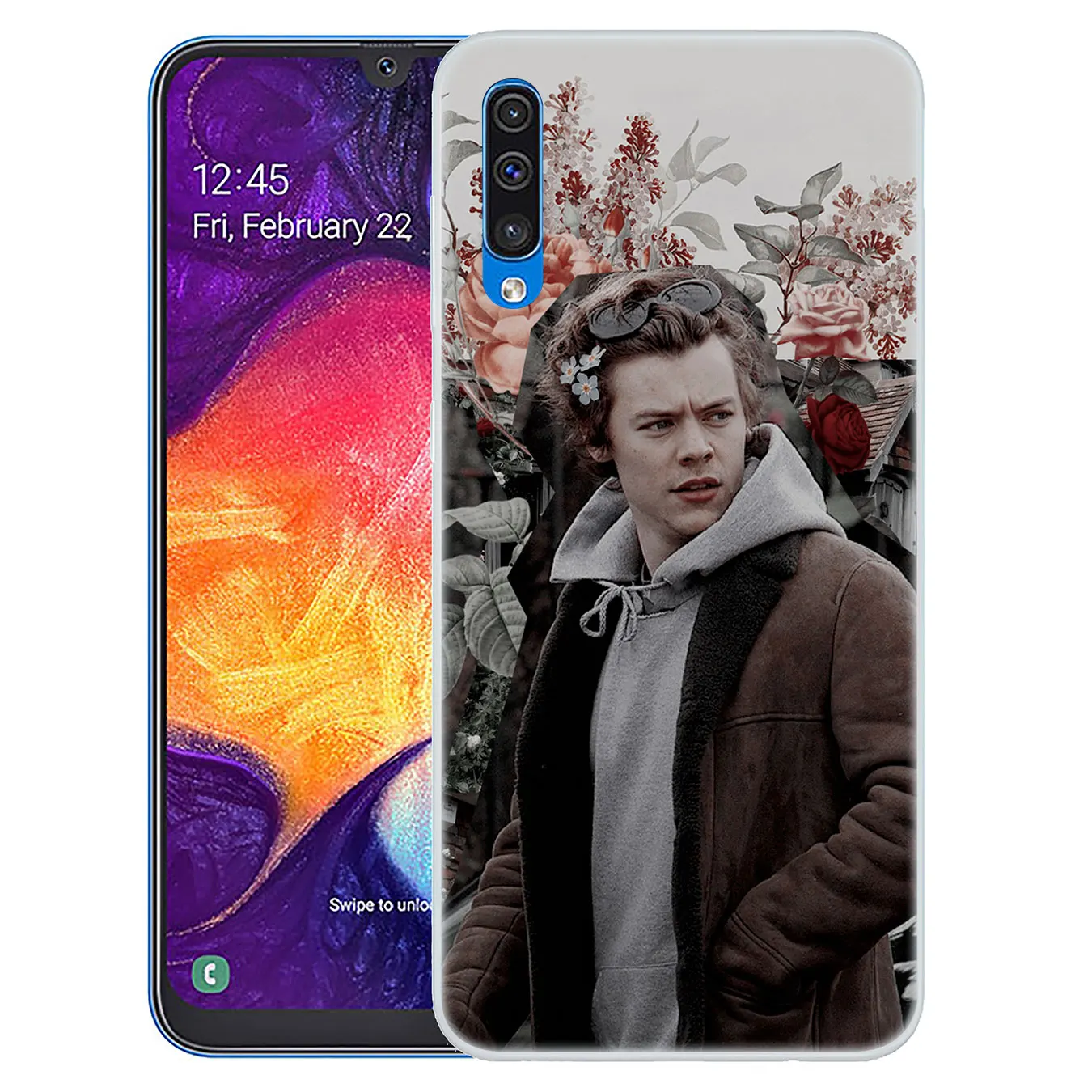 Жесткий чехол для телефона Lavaza Harry Style 1D Samsung Galaxy A10 A20 A30 A40 A50 A60 A70 M40 M30 M20 M10 A20e |