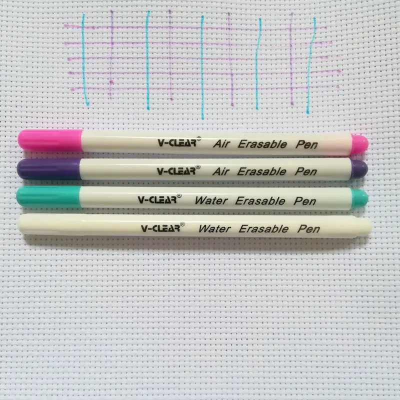 Маркер VCLEAR синий стираемый в воде белая Водорастворимая Ручка фиолетовый маркер