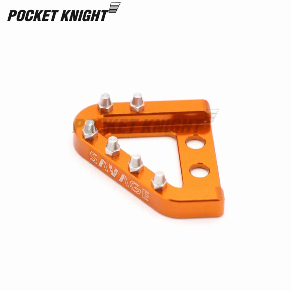 Задние педали тормоза шаг пластины бутсы для KTM SX SXS 65 85 105 125 144 150 250 450 505 525 540