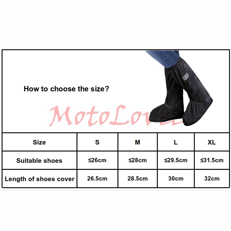 MotoLovee непромокаемые ботинки для езды на мотоцикле, водонепроницаемые, для езды на велосипеде, утолщенные, Нескользящие, непромокаемые, многоразовые
