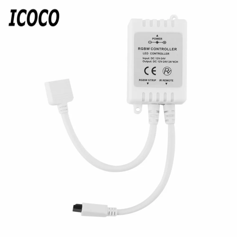 ICOCO Новый 2 4G ИК 4 канала DC12 24V 40 клавишный светодиодный RGBW Пульт дистанционного