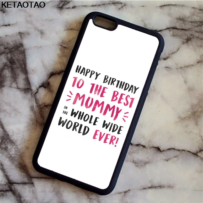 KETAOTAO лучшие чехлы для телефона на день рождения iPhone 4S 5C 5S 6 6S 7 8 Plus XR XS Max X6 Чехол