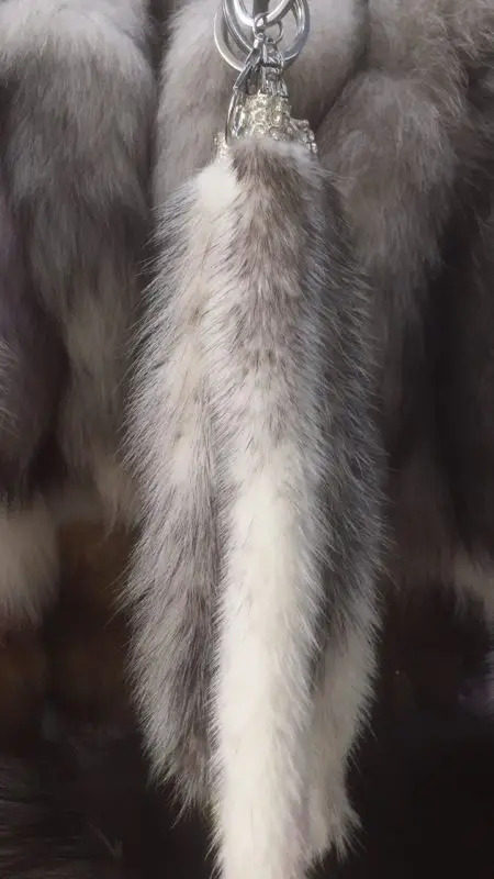 Хвост из меха норки/брелок для ключей подвеска сумки аксессуары натуральной