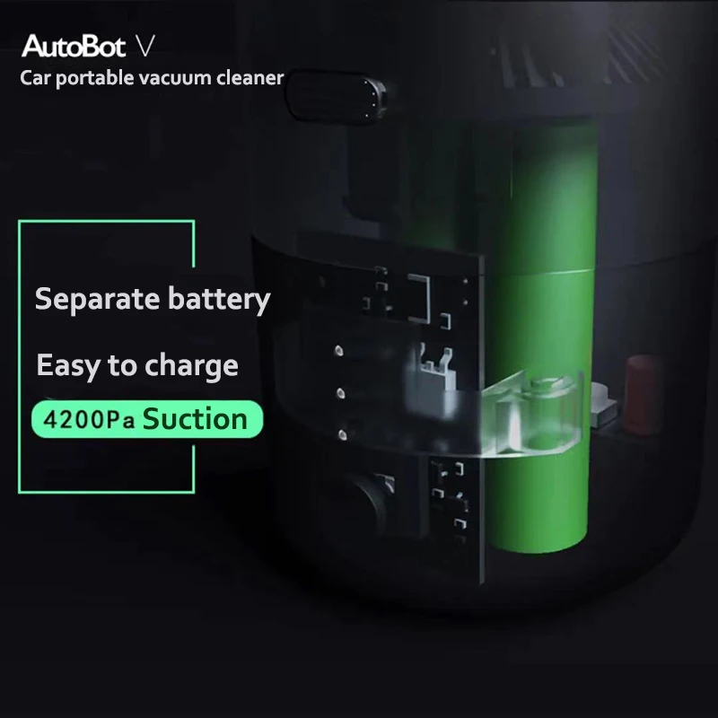 Xiaomi Autobot автомобильный беспроводной пылесос беспроводная зарядка маленький мини