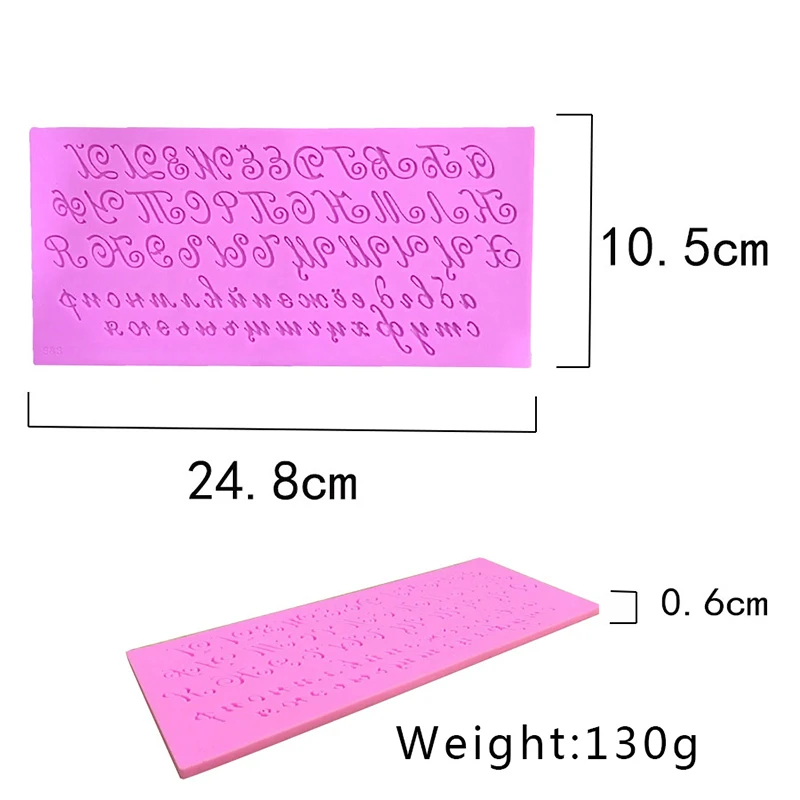 УФ смола ювелирные изделия Жидкая силиконовая форма художественные алфавиты