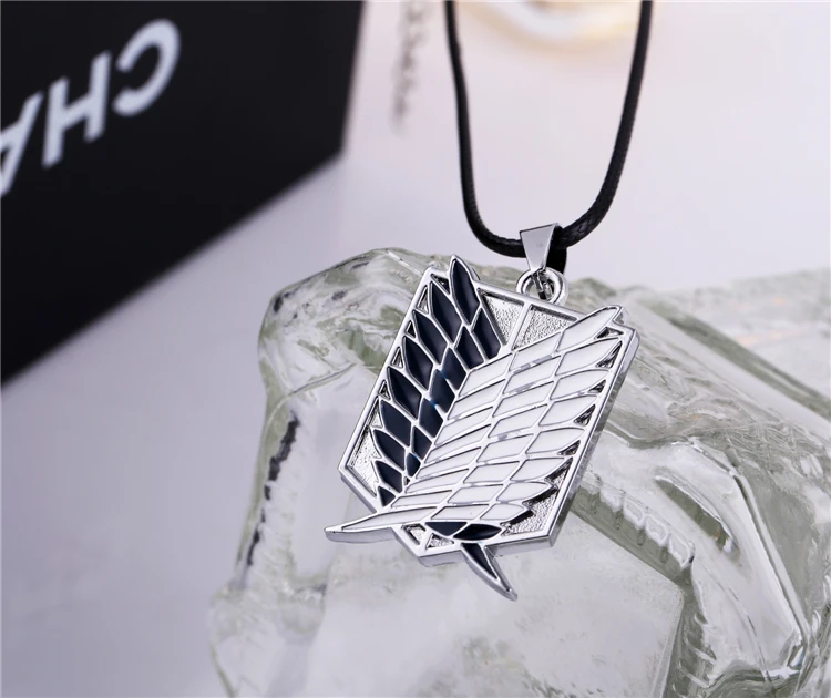 Ожерелье с крыльями из мультфильма атака на Титанов|movie jewelry|attack on titanattack titan necklace |