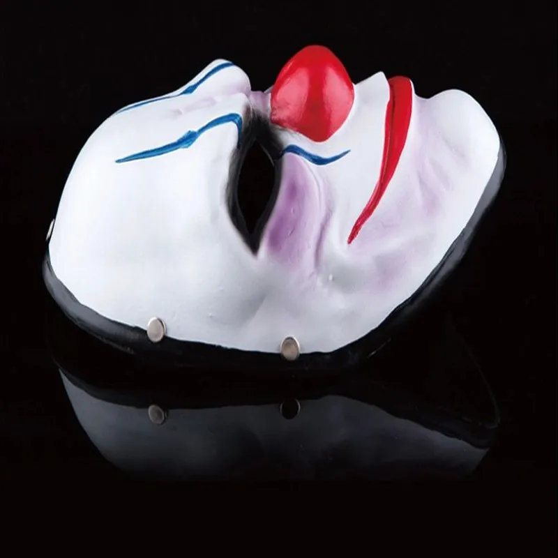 Бесплатная доставка Payday 2 Heist Joker Clown цепочки из полимера маска Новейшая игра Maquerade