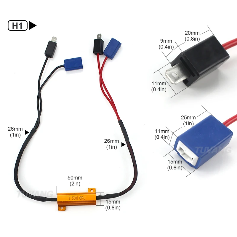 2x H1 H3 H4 H7 H8 9005 9006 светодиодные противотуманные фары DRL дальнего света Canbus 50 Вт