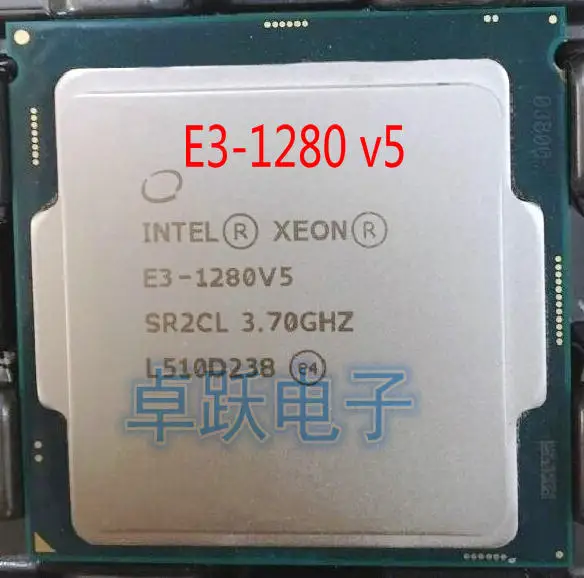Оригинальный процессор Intel Xeon 3 70 ГГц 8 м 80 Вт LGA1151 четырехъядерный V5 E3 1280 1280V5