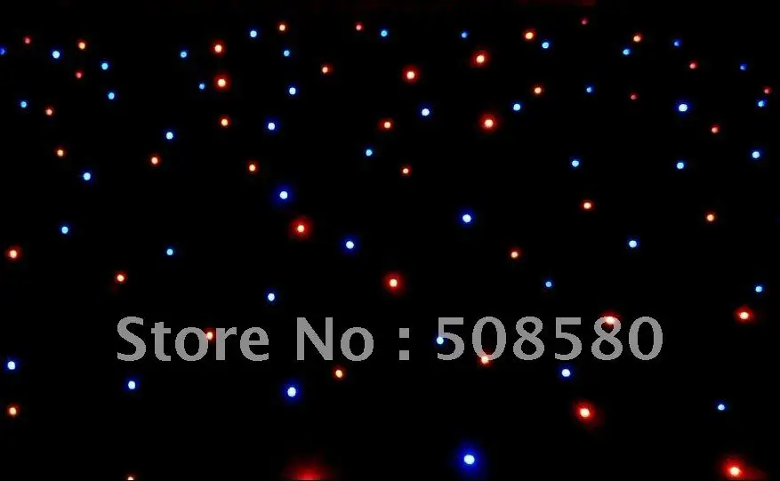 Лидер продаж! Бесплатная доставка светодиодная Звездная занавеска RGBW 4*6 м 480 шт.