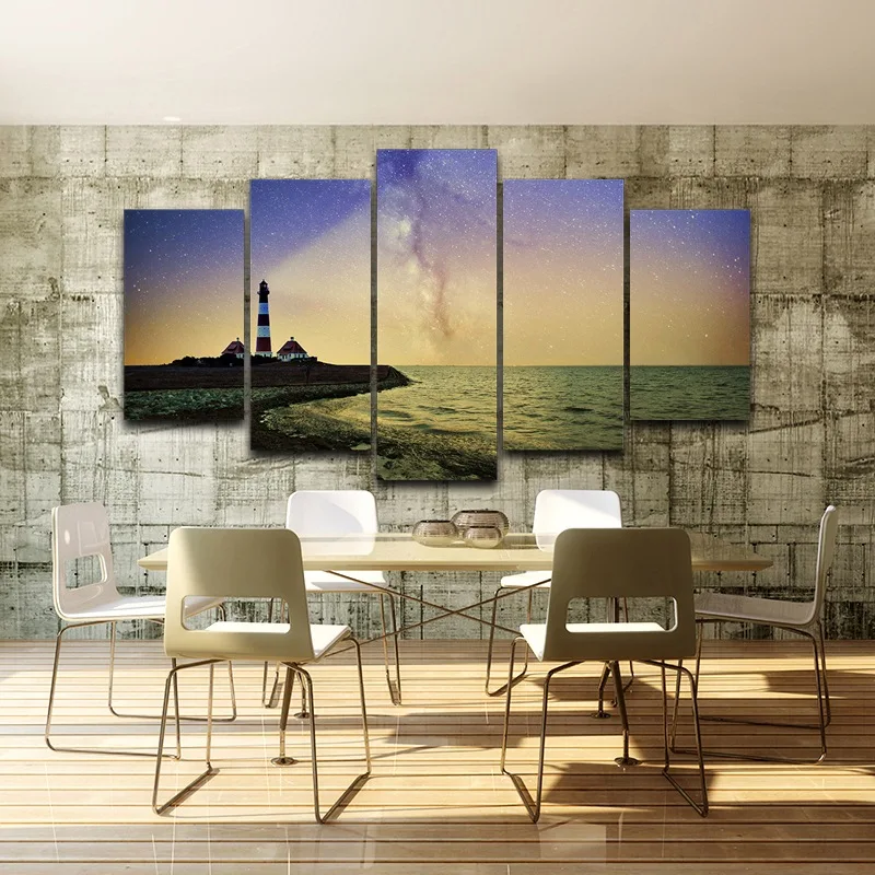 Маяк в рамке настенные картины Спрей картина маслом украшения HD с домашний декор