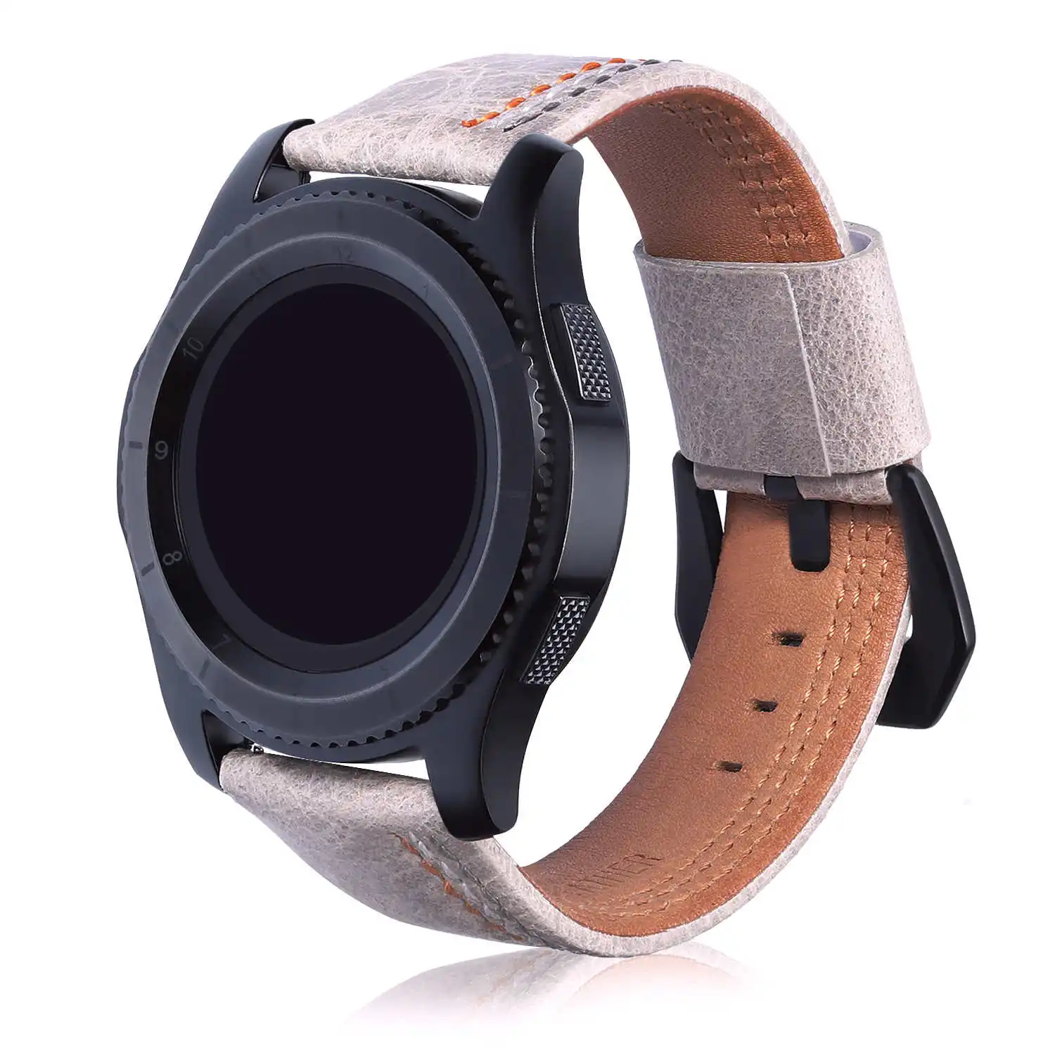 Ремешок для Samsung Gear S3 натуральная кожа 22 мм | Наручные часы