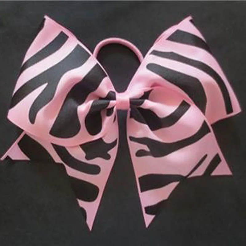 

20pcs Jumbo for Young Women with Colorful Girls Kids Hair Bow Clips Boutique Hair Bow 7" Cheer Leader Bow Elastic