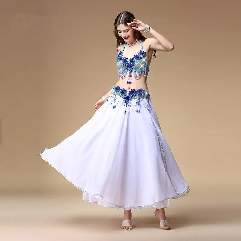 Для женщин живота Танцы одежда Леди Профессиональный для выступлений практичные