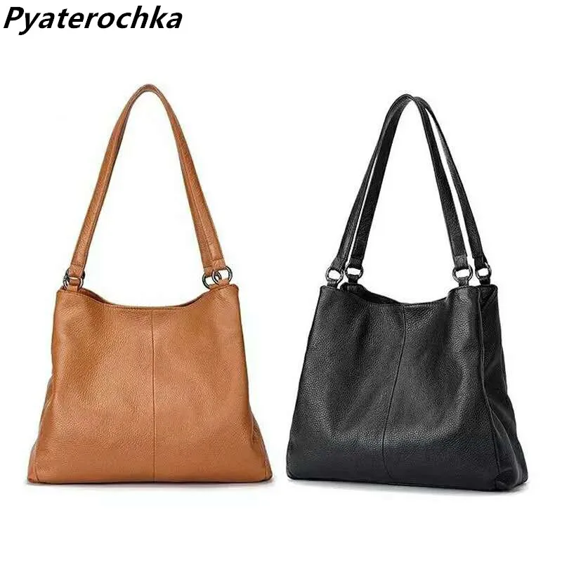Pyaterochka, Женская винтажная сумка, новинка, повседневная сумка, модная женская сумка из натуральной кожи, роскошные брендовые сумки на плечо, высокое качество, сумки