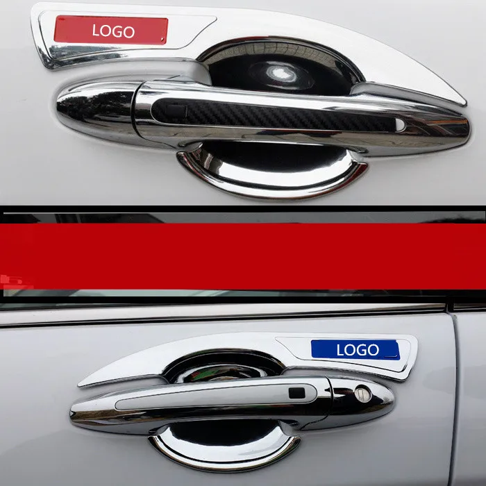 Хромированный Стайлинг багажника/боковая дверная ручка чаша декоративная рамка