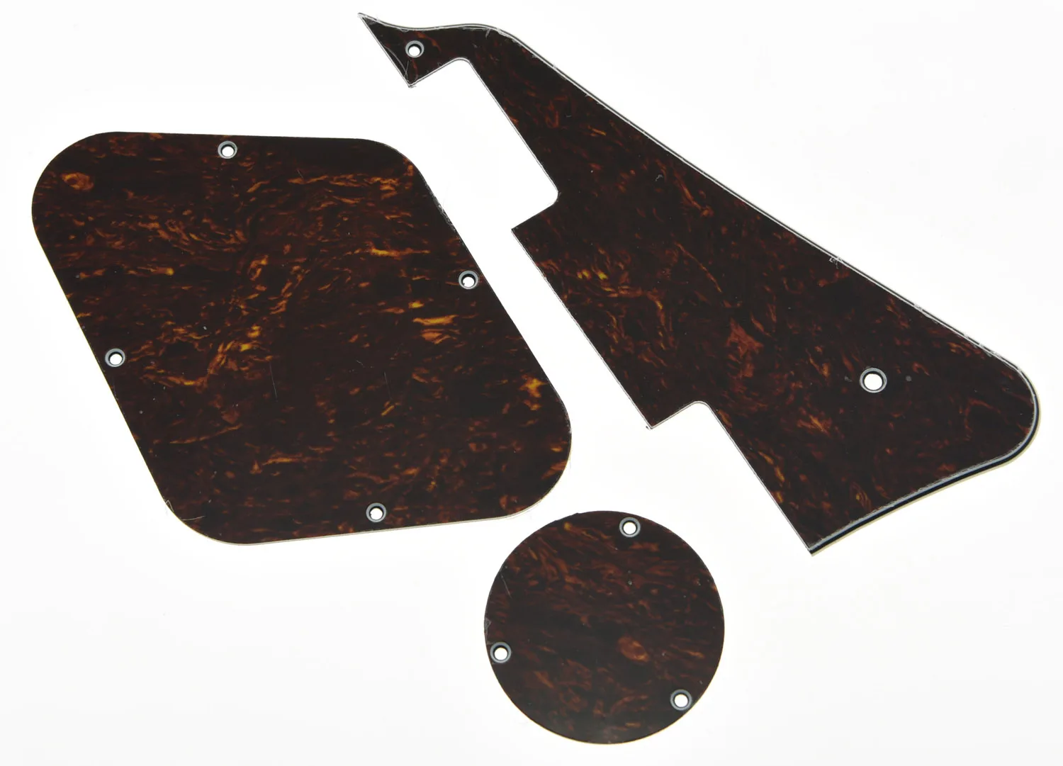 

KAISH Red Tortoise LP Pickguard & Back Plate Switch Cavity Covers for LP