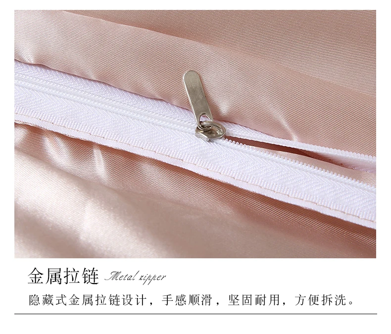 HOT! pure satin silk bedding set，Home Textile King size bed set， bed clothes， duvet cover ，flat sheet ，pillowcases ，Wholesa