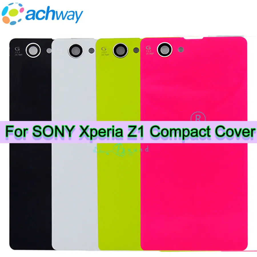 4.3" For Sony Xperia Z1 Compact Back Battery Cover Rear Door Housing Case Replacement For SONY Xperia Z1 Compact Battery Cover