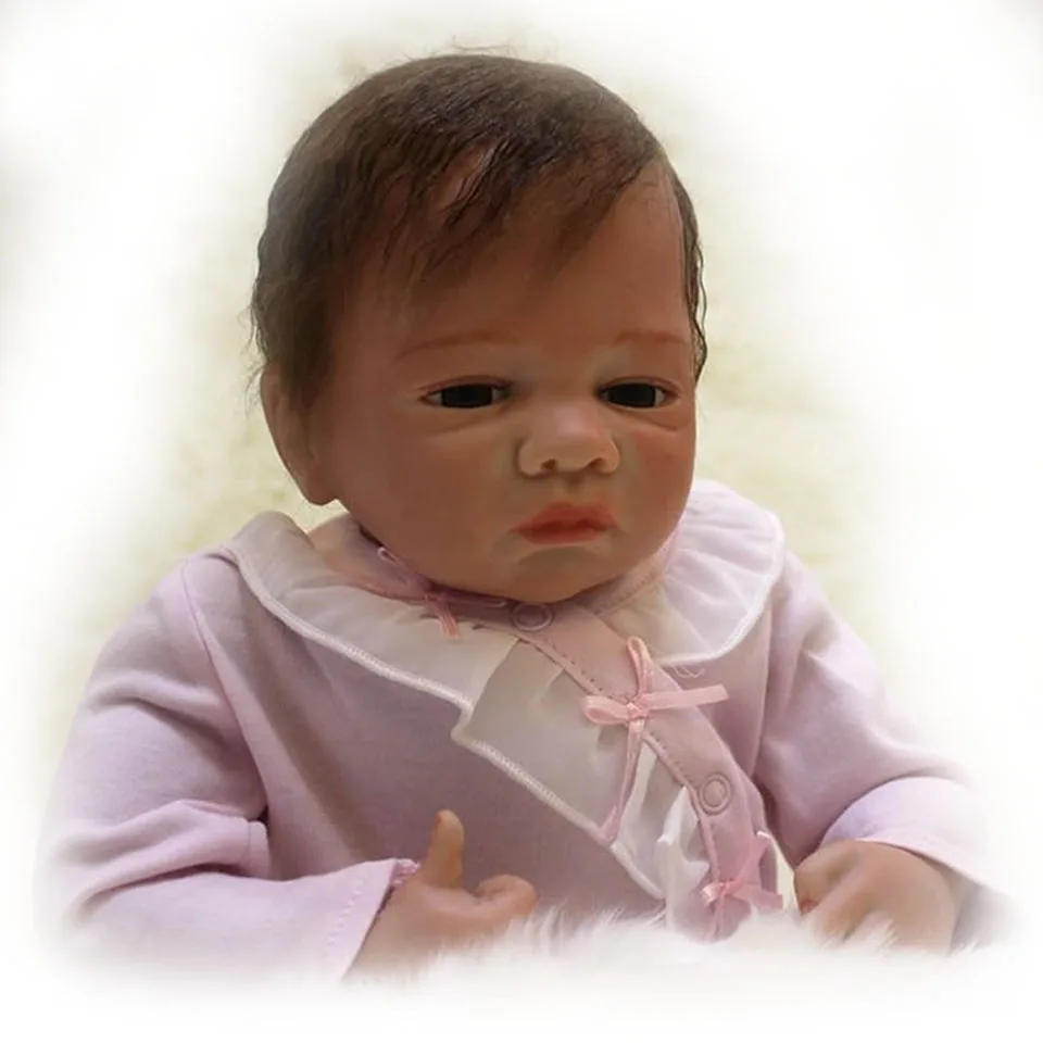 

Asleep and Awake Girl Twins Reborn Baby Dolls 20'' Soft Silicone Dolls Realistic Reborn bebe Alive Kits Playmates Toy Xmas Gifts