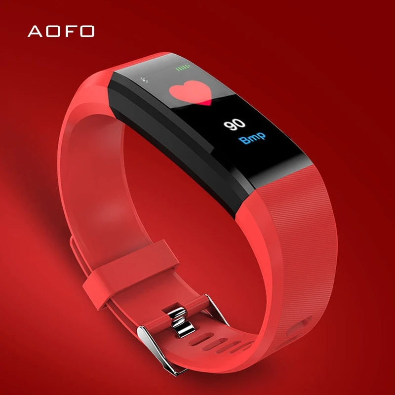 Фитнес трекер AOFO HR фитнес с монитором сердечного ритма|Смарт-браслеты| |