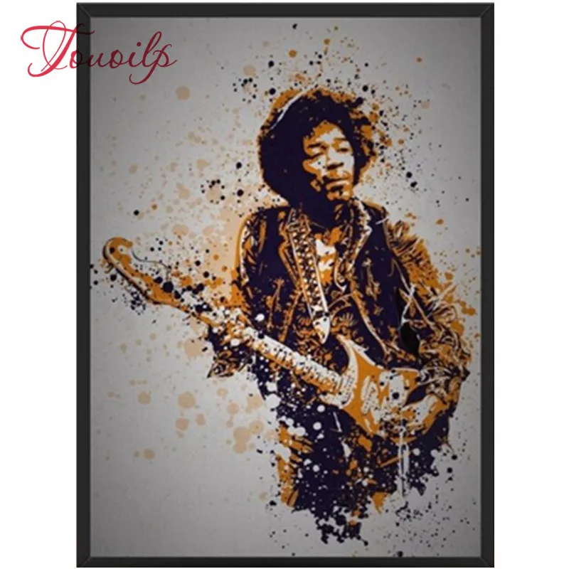 Алмазная вышивка daimond картина музыкальные легенды создана по мотивам Jimi алмазная