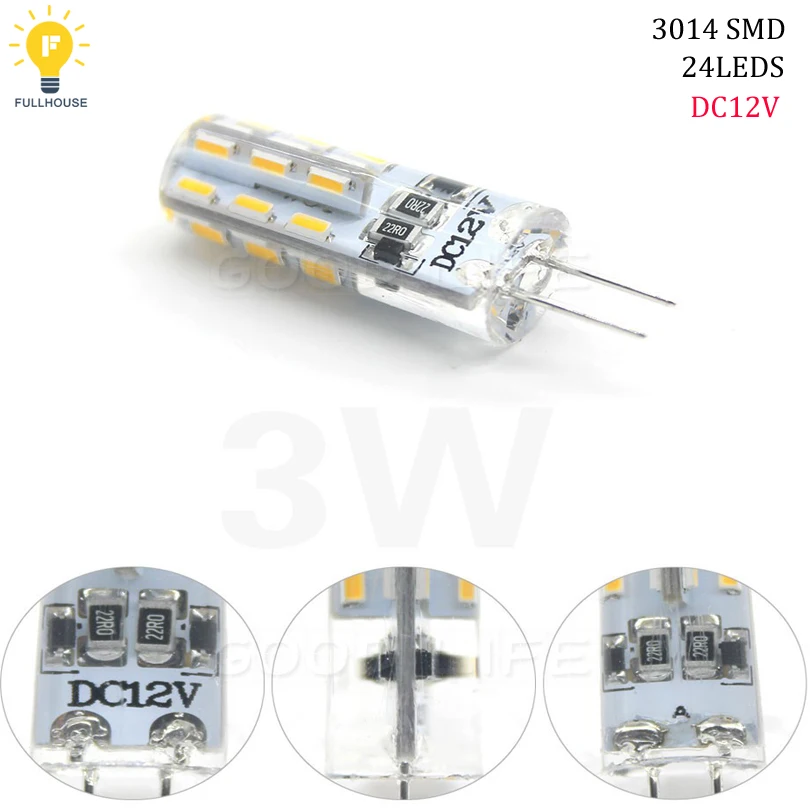 Лучшее качество G4 Светодиодный светильник SMD2835 3014 12 В постоянного тока 220 3 Вт 6 9 10