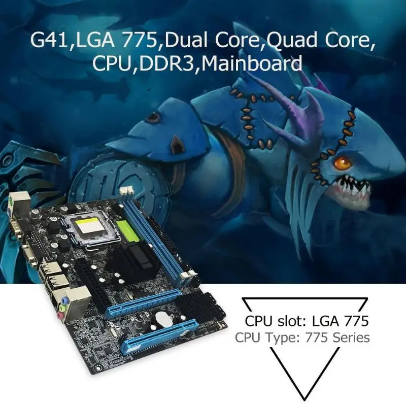 G41 PC компьютера материнская плата LGA 775 Dual Core 4 ядра Процессор DDR3 плата Высокая производительность настольных игровая материнская плата lga 775 игроваЯ