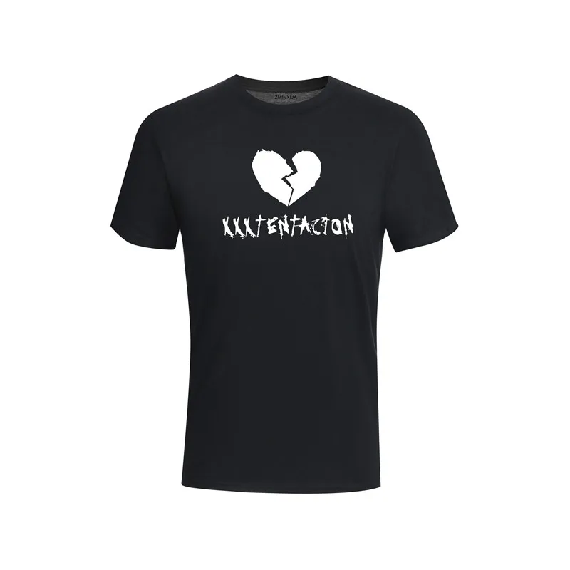XXX Tentacion Топы 2019 Новая повседневная мужская одежда Heartbreak брендовая Футболка 100%
