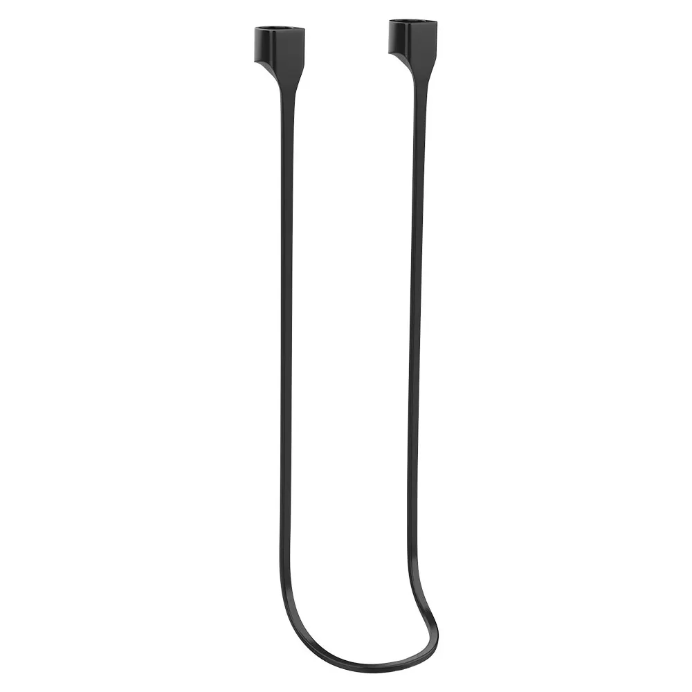 Strap Black Essager Роскошный чехол для Apple Airpods Airpod i10 i13 ремень брелок аксессуары милый силиконовый чехол для Air Pods Pod Coque Funda - Цвет: Strap Black