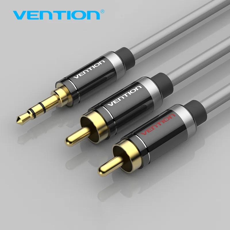 Аудиокабель Vention RCA 3 5 мм разъем на 2 AUX кабель 2RCA для домашнего кинотеатра iPhone