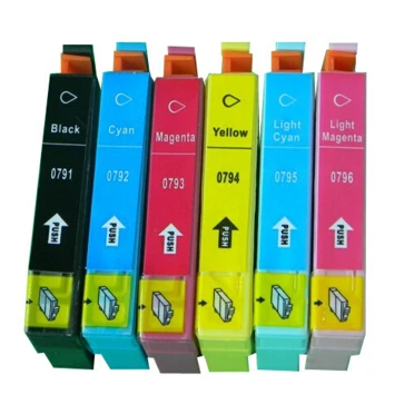 Чернильный картридж einkshop T0791 T0796 для Epson Stylus Photo PX660 P50 PX650 PX700W PX710W PX720WD PX730WD PX810FW 1400