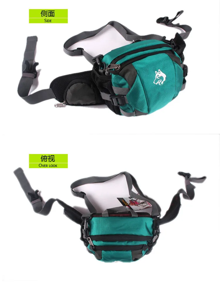 Jungle King  New high-quality genuine outdoor sports nylon purse printing 8L running personal high-end riding purse riding a bag