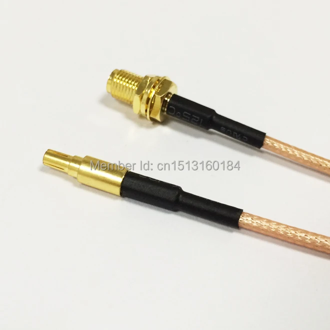 Новый кабель с разъемом типа мама для штекера CRC9 RG316 длина кабеля 15 см 6 дюймов