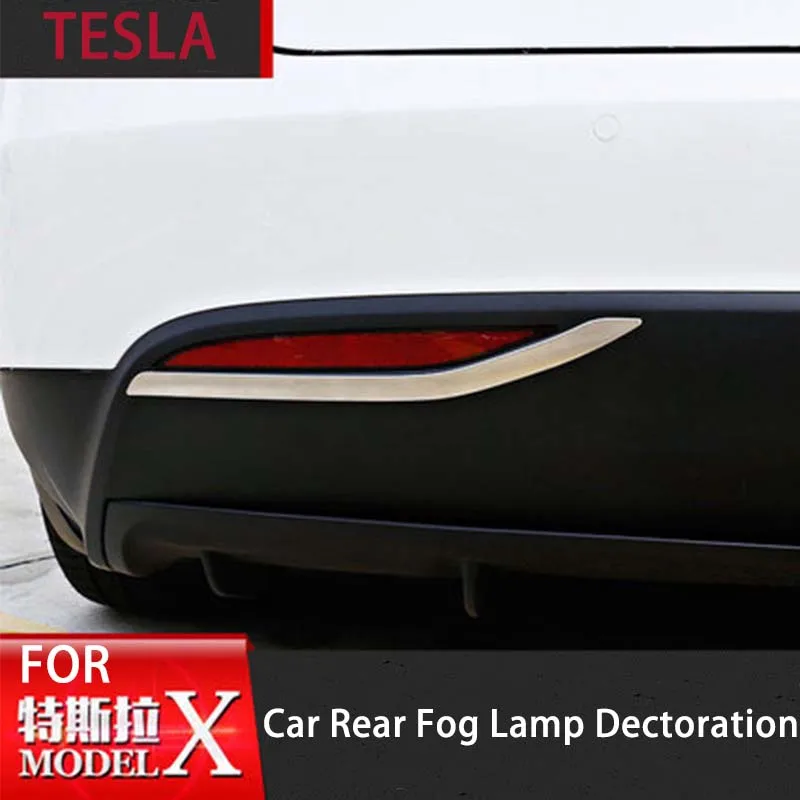 16 18 tesla модель X задний противотуманный светильник яркая полоска туман с