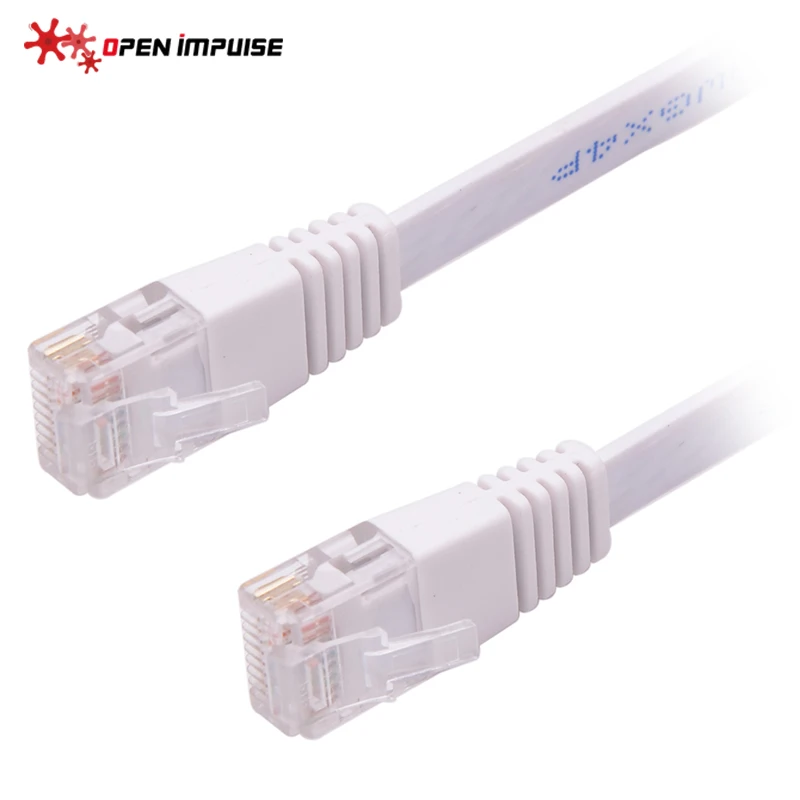 Полностью медный CAT5e плоский UTP Ethernet сетевой кабель RJ45 патч LAN для маршрутизатора