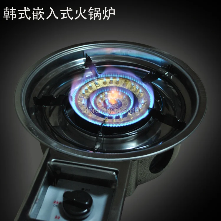 Корейский газовый котел газовая кухонная плита с высоким уровнем огня
