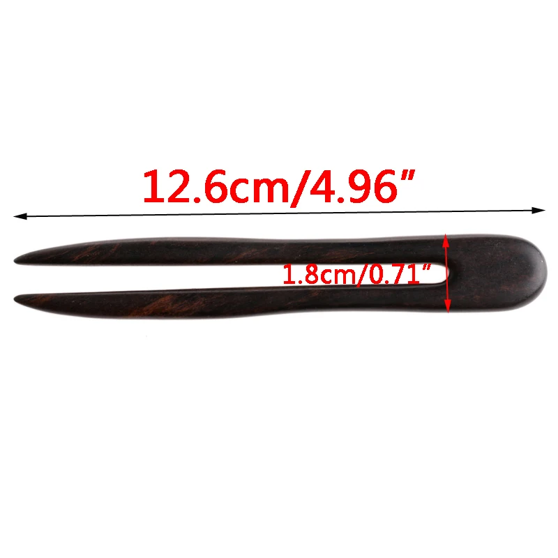 1 шт. винтажные деревянные заколки для волос резные женские аксессуары ручной