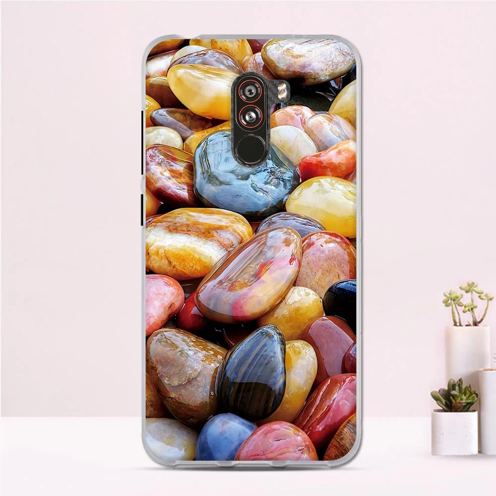 Чехол для Xiaomi Pocophone F1 Cortoon animals чехол на заднюю панель из мягкого ТПУ с принтом Poco