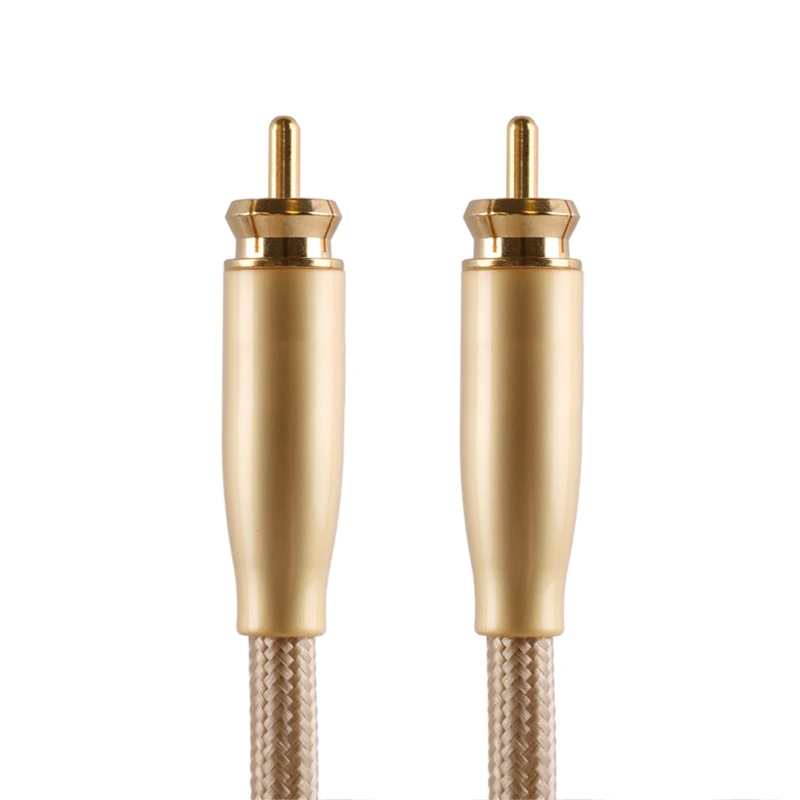 Skw энтузиастов HIFI сабвуфер 1rca Jack аудио кабели мужчинами Aux кабель из